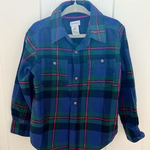 Carters 4T Flannel Button Down